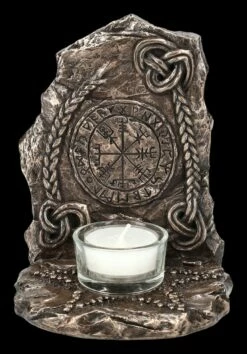 Teelichthalter - Wikinger Kompass Vegvisir -FIGUREN Verkäufe 2D FS25095 Teelichthalter Wikinger Kompass Vegvisir 2 1280x1280