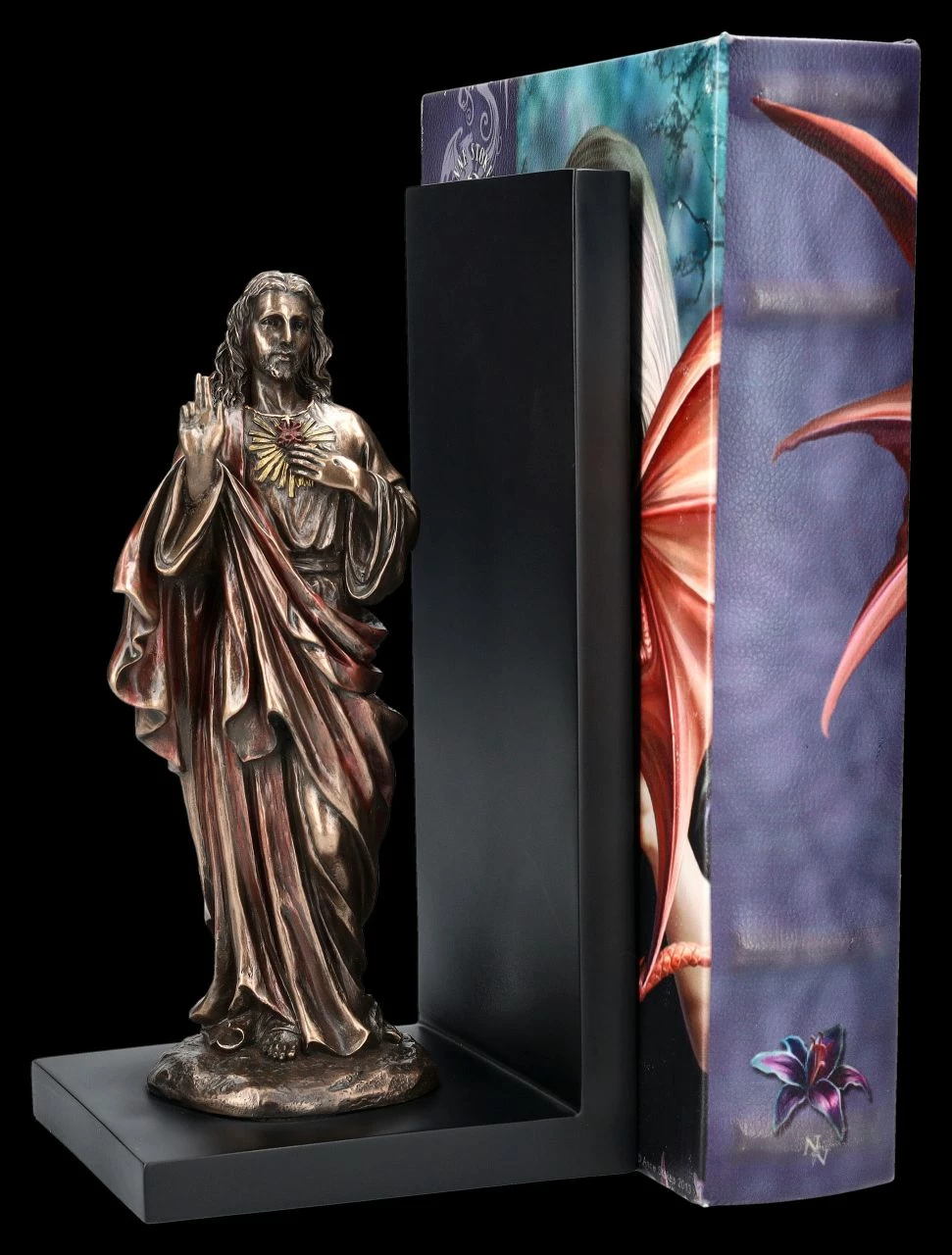 Buchstütze Mit Jesus Figur 5 Buchstütze Mit Jesus Figur – Bild 3