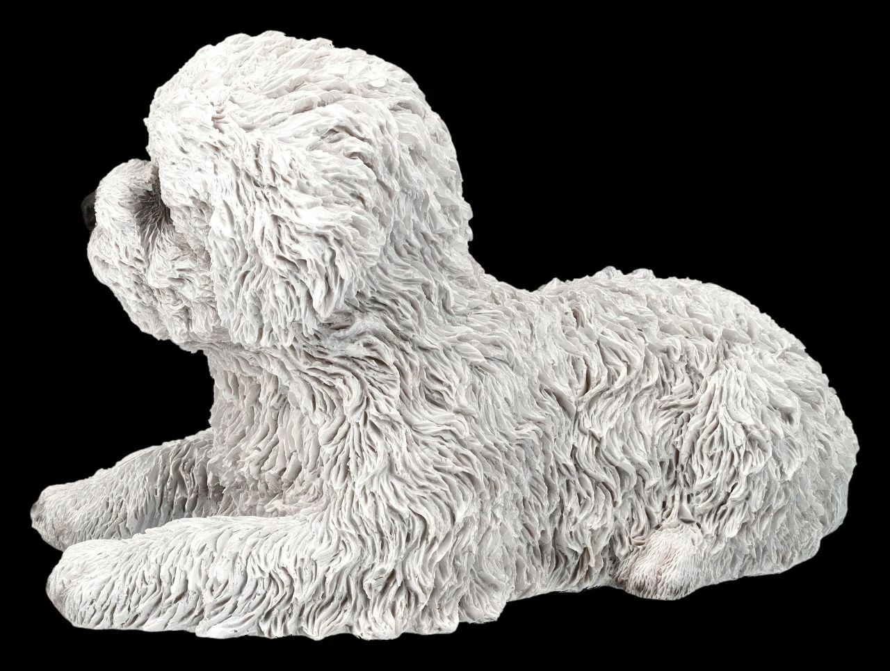 Bichon Frise Welpe Figur Liegend 5 Bichon Frise Welpe Figur Liegend – Bild 3