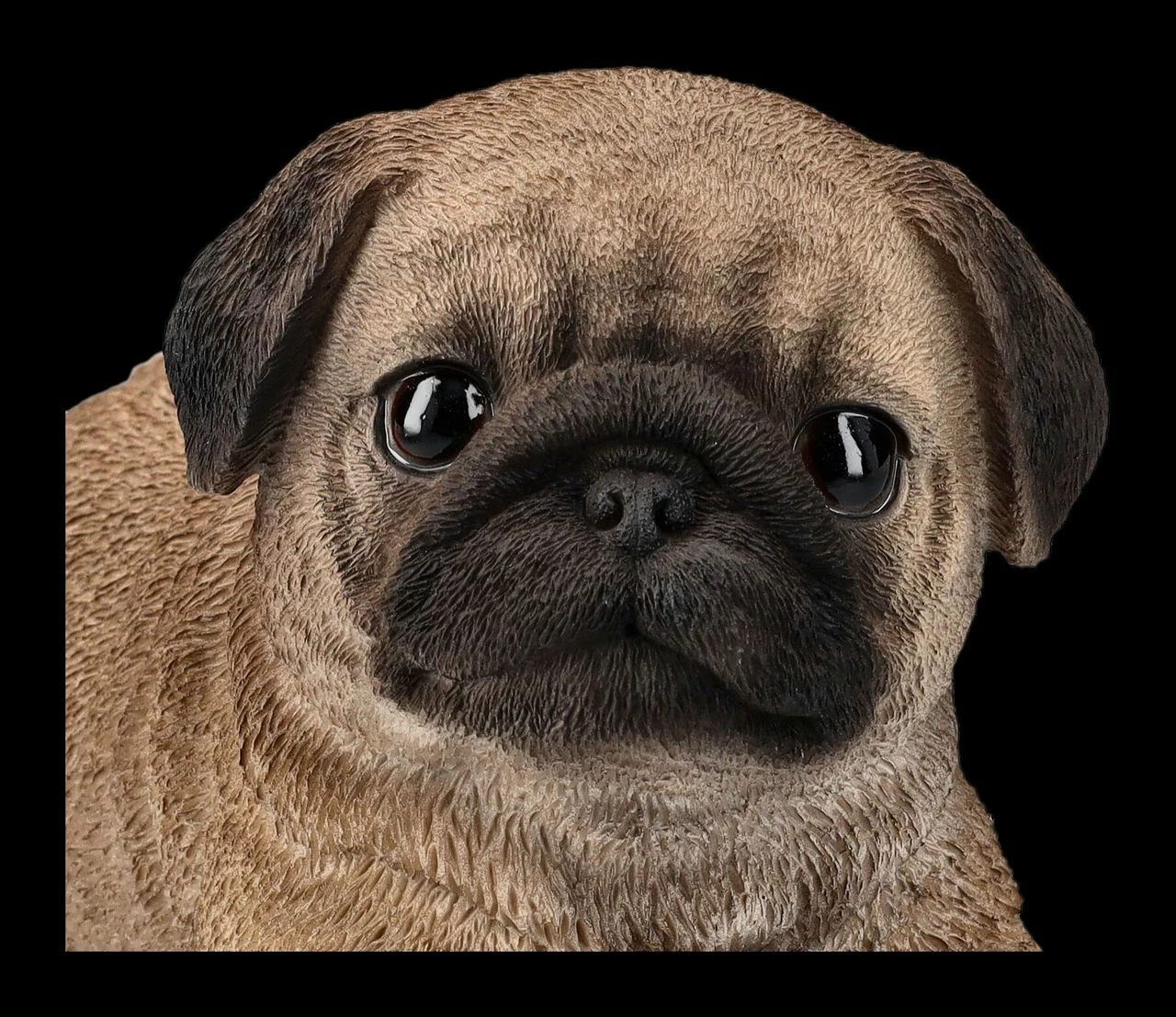 Mops Welpe Figur Liegend 9 Mops Welpe Figur Liegend – Bild 7