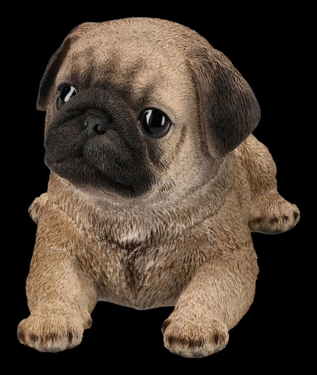 Mops Welpe Figur Liegend 5 Mops Welpe Figur Liegend – Bild 3