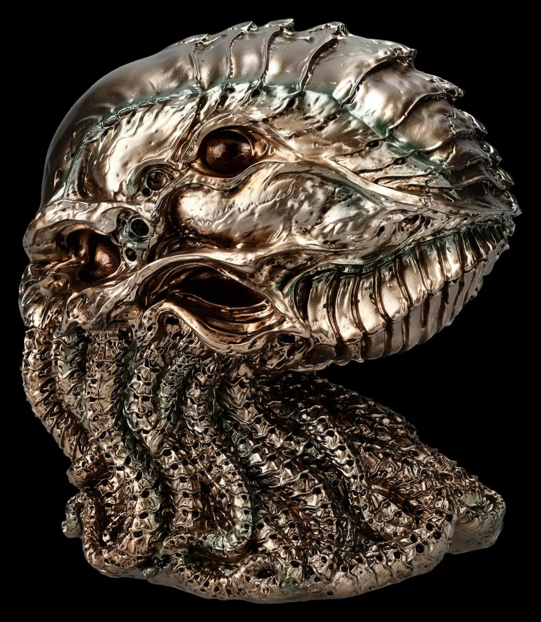 Cthulhu Totenkopf Figur Bronzefarben By James Ryman 7 Cthulhu Totenkopf Figur Bronzefarben By James Ryman – Bild 5