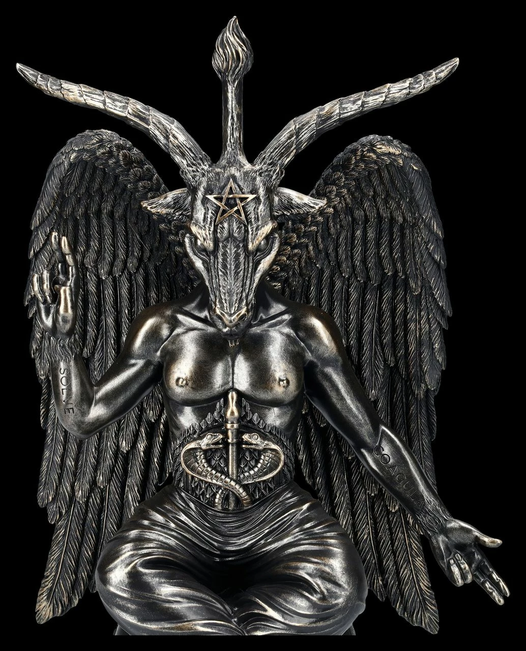 NEMESIS NOW Baphomet Figur - Antiquity Groß 9 NEMESIS NOW Baphomet Figur - Antiquity Groß – Bild 7