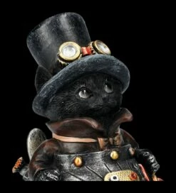 Steampunk Katzen Figur - Feline Invention -FIGUREN Verkäufe 2D FS25153 Steampunk Katzen Figur Feline Invention 9 1280x1280