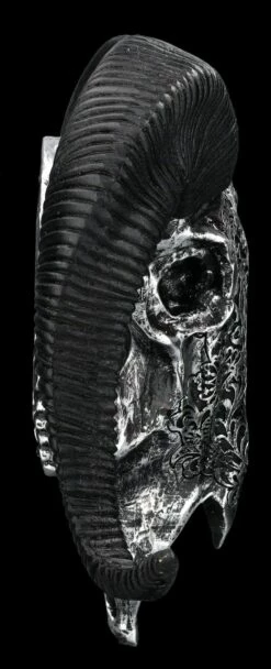 Wandrelief - Widderschädel Mit Verzierungen Mittel Silber 15 Wandrelief - Widderschädel Mit Verzierungen Mittel Silber -FIGUREN Verkäufe 2D FS25255 Wandrelief Widdersch del mit Verzierungen klein silber 10 1280x1280