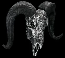 Wandrelief - Widderschädel Mit Verzierungen Mittel Silber 13 Wandrelief - Widderschädel Mit Verzierungen Mittel Silber -FIGUREN Verkäufe 2D FS25255 Wandrelief Widdersch del mit Verzierungen klein silber 7 1280x1280