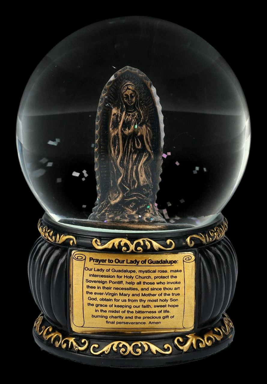 Schneekugel Maria - Unsere Liebe Frau Von Guadalupe 3 Schneekugel Maria - Unsere Liebe Frau Von Guadalupe