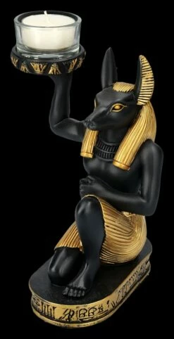 Teelichthalter - Anubis Figur Kniend -FIGUREN Verkäufe 2D FS25262 Teelichthalter Anubis Figur kniend 7 1280x1280