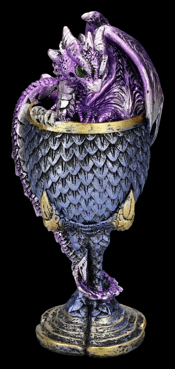 Drachen Figuren Sitzen In Kelch 2er 9 Drachen Figuren Sitzen In Kelch 2er – Bild 7