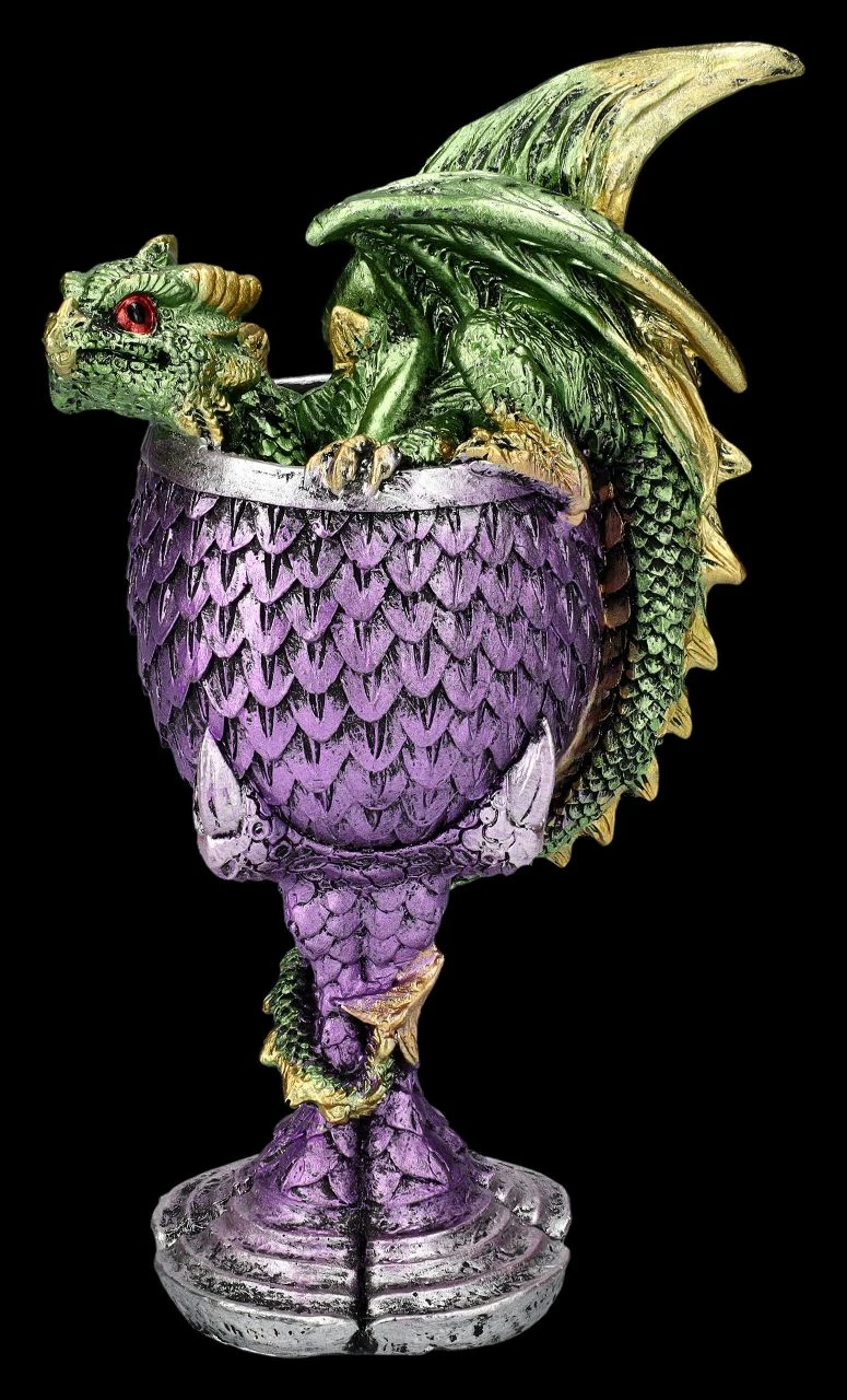 Drachen Figuren Sitzen In Kelch 2er 10 Drachen Figuren Sitzen In Kelch 2er – Bild 8