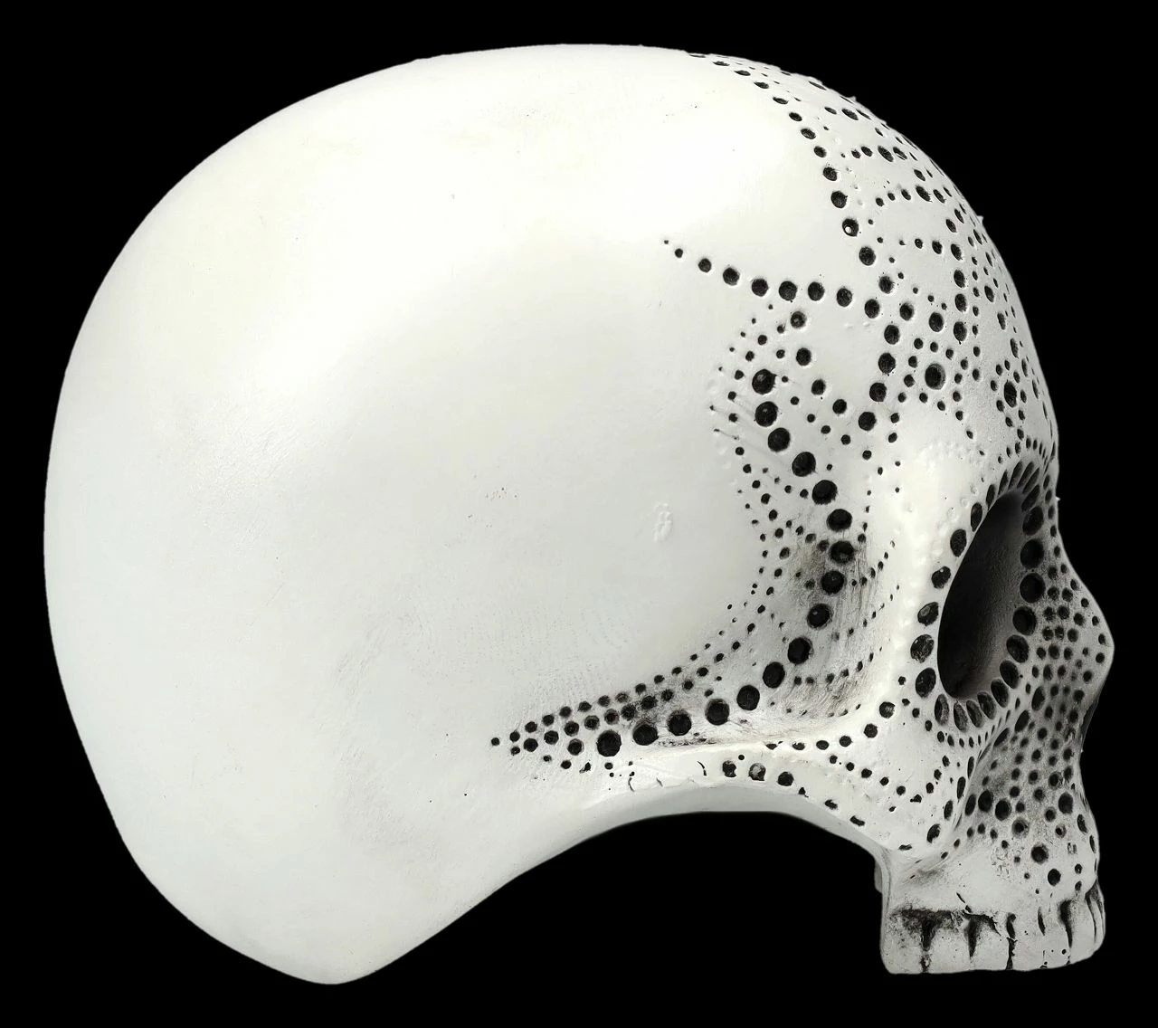 Totenkopf Figur - Pointillist Klein 7 Totenkopf Figur - Pointillist Klein – Bild 5