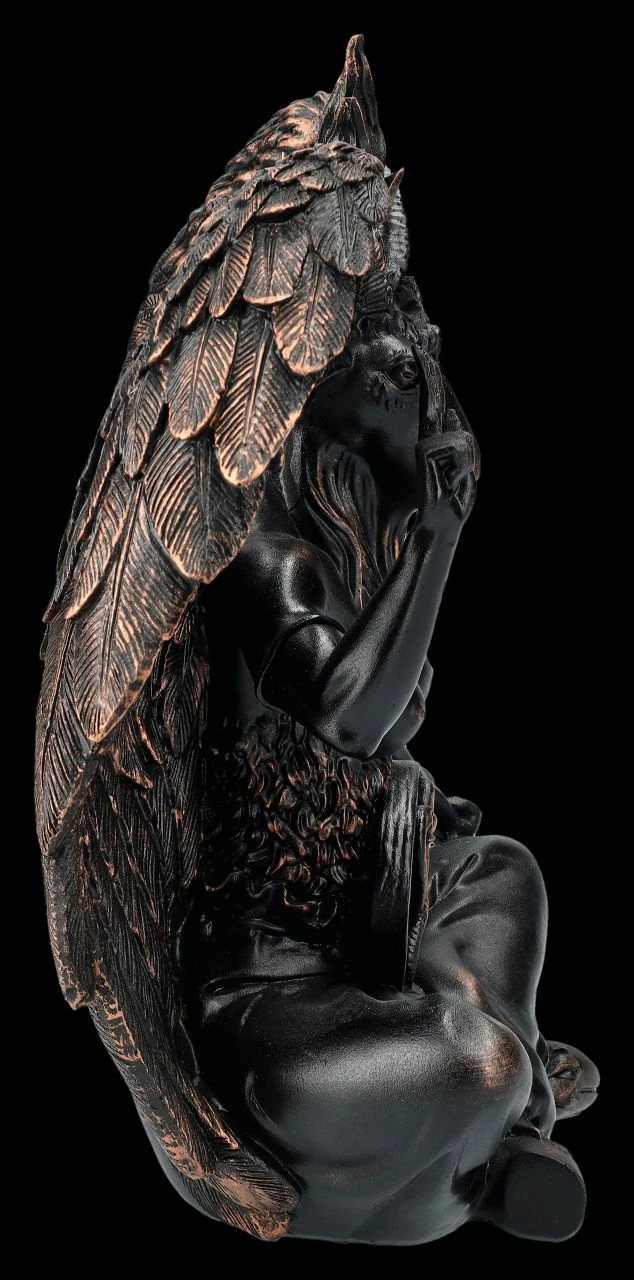 Baphomet Figur Mittel - Kupferfarben 7 Baphomet Figur Mittel - Kupferfarben – Bild 5