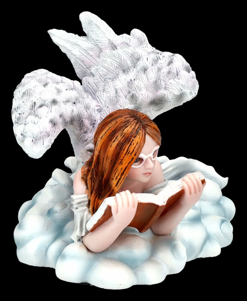Engel Figur - Anja Liest Buch Auf Wolke 5 Engel Figur - Anja Liest Buch Auf Wolke – Bild 3