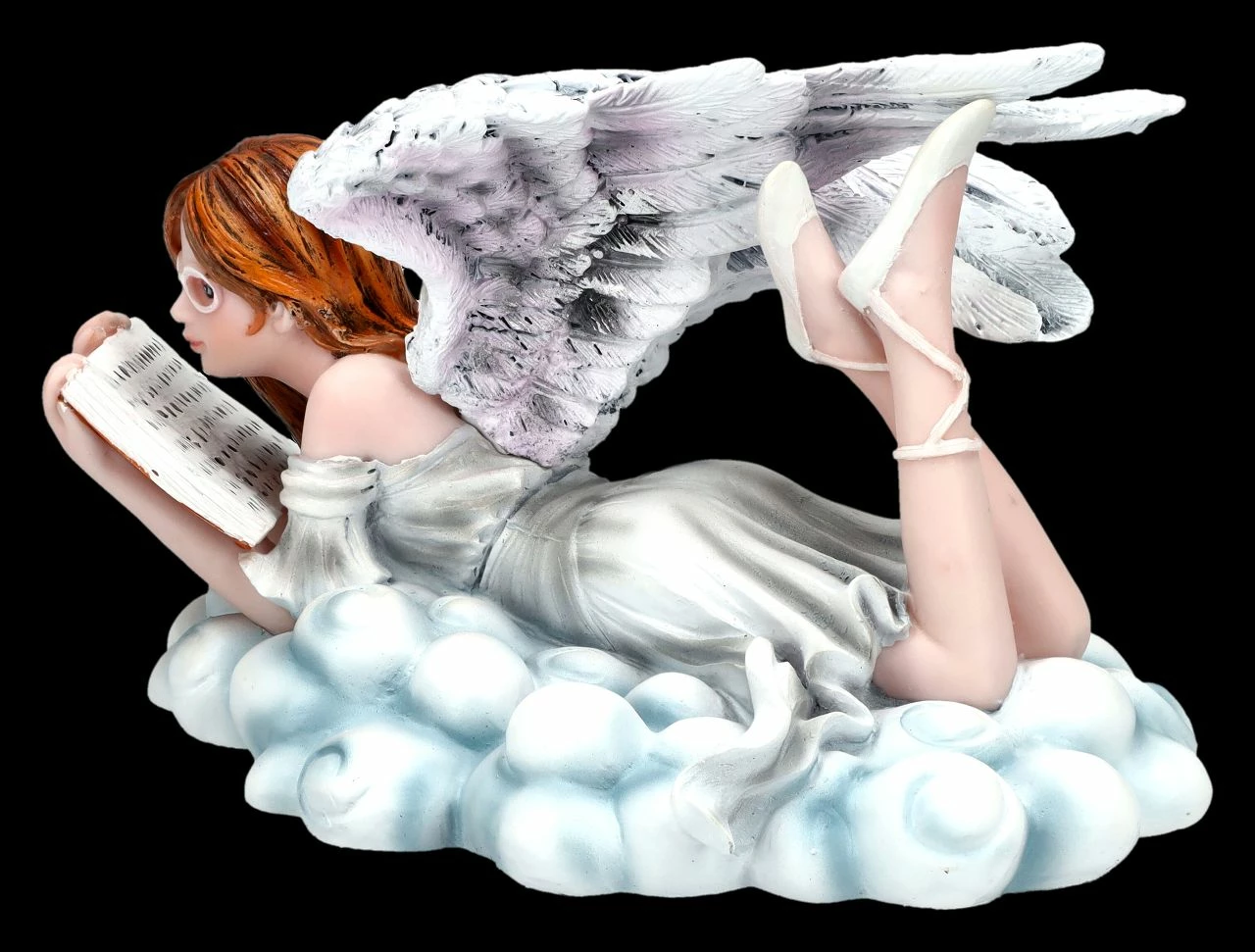 Engel Figur - Anja Liest Buch Auf Wolke 8 Engel Figur - Anja Liest Buch Auf Wolke – Bild 6