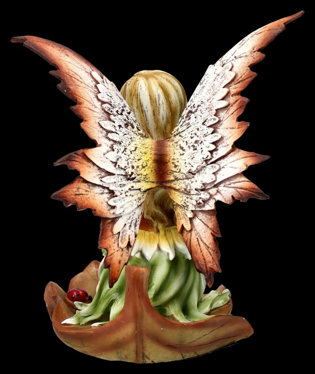 Elfen Figur - Mana Kniet Auf Blatt 7 Elfen Figur - Mana Kniet Auf Blatt – Bild 5