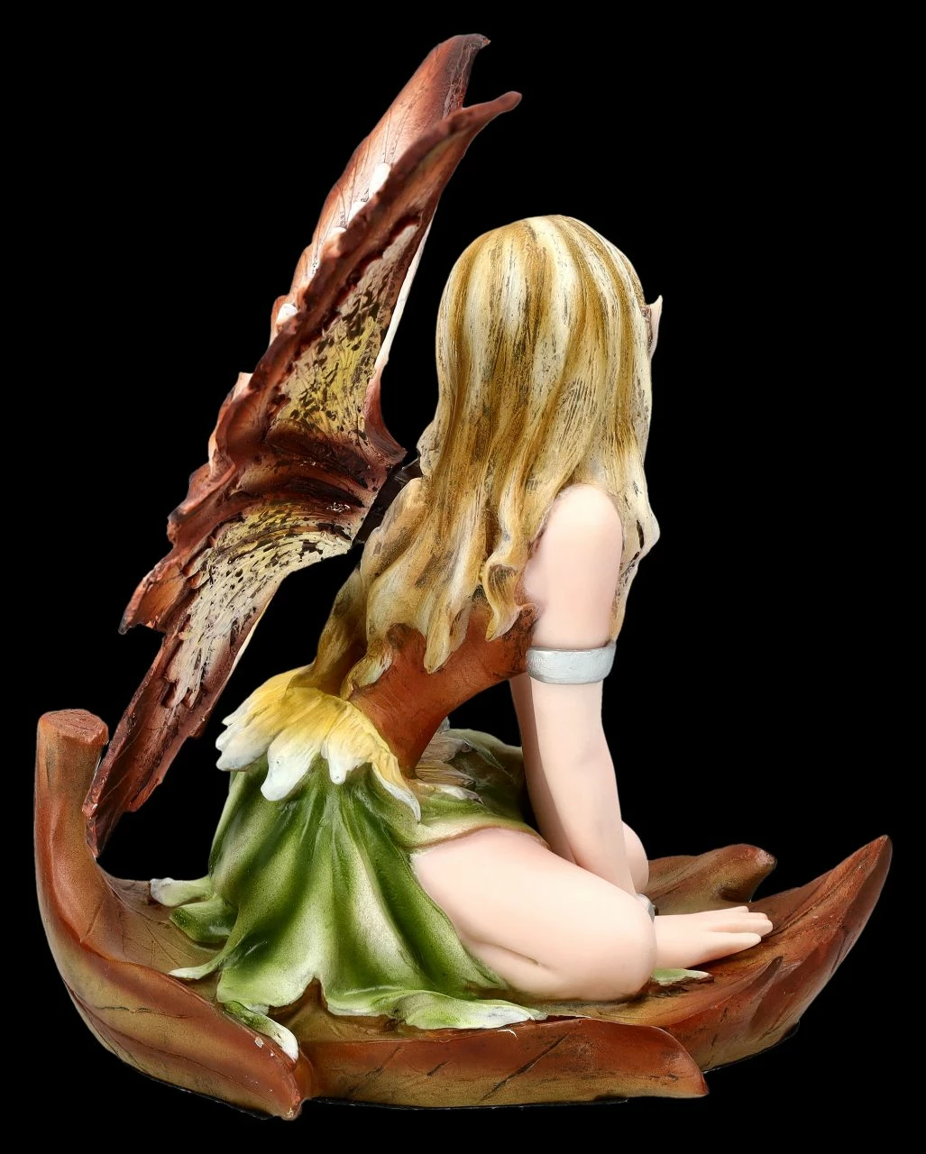 Elfen Figur - Mana Kniet Auf Blatt 6 Elfen Figur - Mana Kniet Auf Blatt – Bild 4