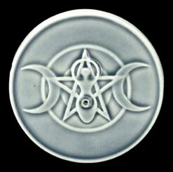 Räucherhalter Keramik - Dreifach-Mond