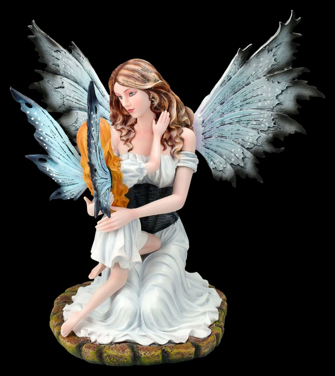 Elfen Figur - Tamy Nimmt Tochter In Arm Weiß 4 Elfen Figur - Tamy Nimmt Tochter In Arm Weiß – Bild 2