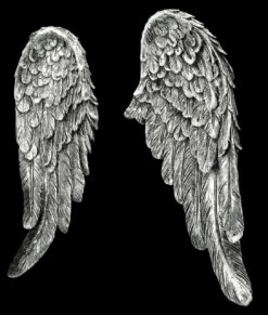 Wanddeko - Engelsflügel Silberfarben -FIGUREN Verkäufe 2D FS25584 WAnddeko Engelsfl gel silberfarben 6 1280x1280