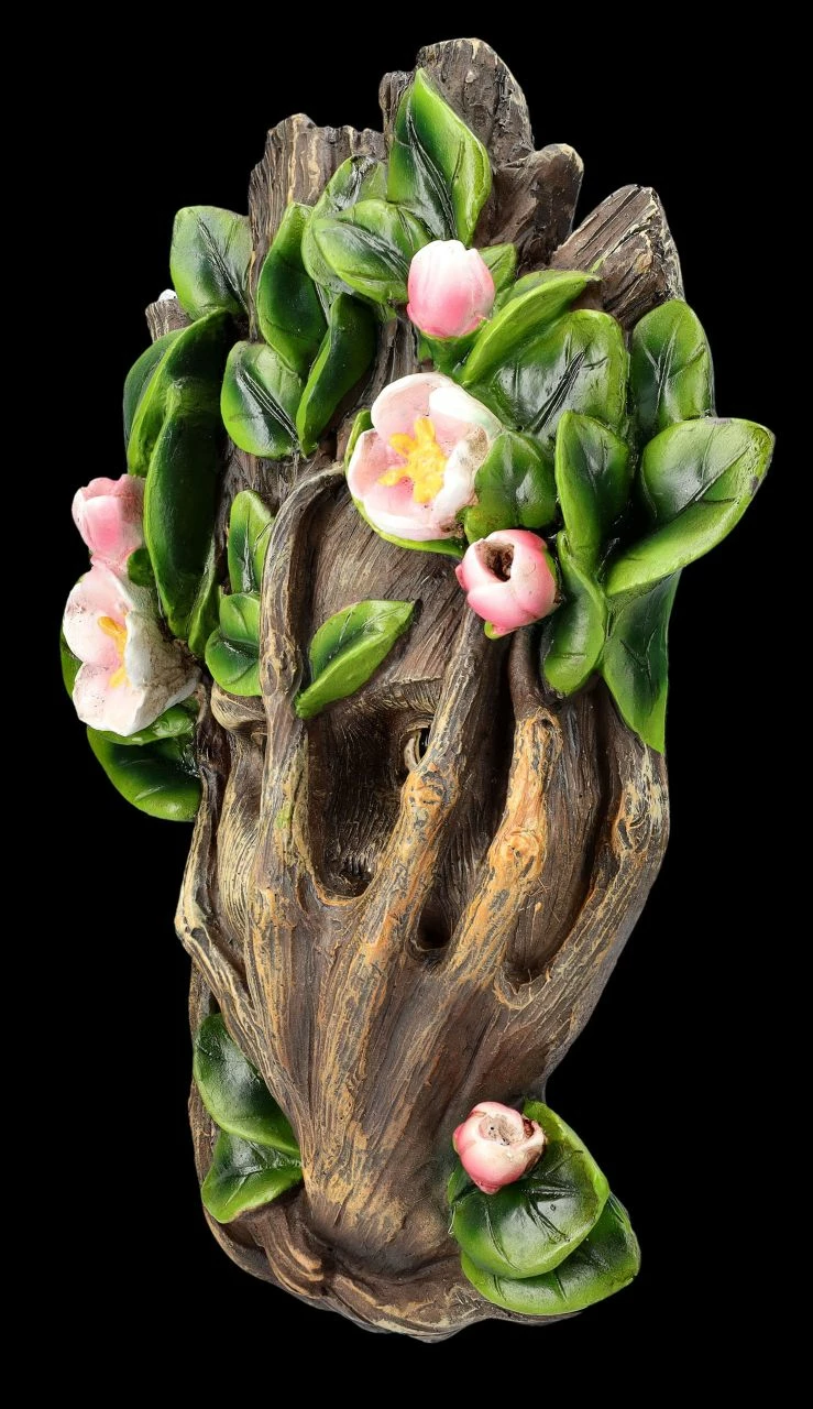 Wandrelief Greenman - Grüne Frau Lilliana 10 Wandrelief Greenman - Grüne Frau Lilliana – Bild 8