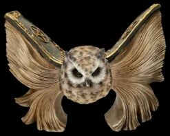 Eulen Figur Braun - Botschafterin Mit Buchflügeln