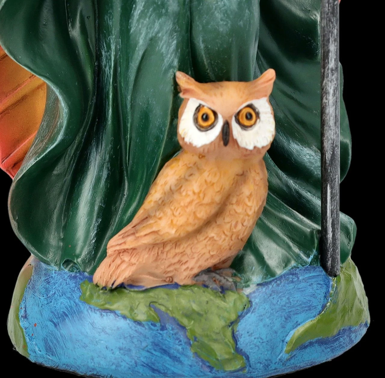 Santa Muerte Figur - Sensenmann Grün 10 Santa Muerte Figur - Sensenmann Grün – Bild 8