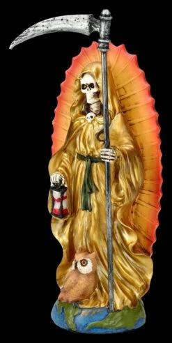 Santa Muerte Figur - Sensenmann Gold 12 Santa Muerte Figur - Sensenmann Gold -FIGUREN Verkäufe 2D FS25833 Santa Muerte Figur Sensenmann gold 6 1280x1280