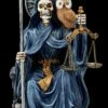 Sitzende Santa Muerte Figur Blau -FIGUREN Verkäufe 2D FS25836 Sitzende Santa Muerte Figur blau 1 1280x1280
