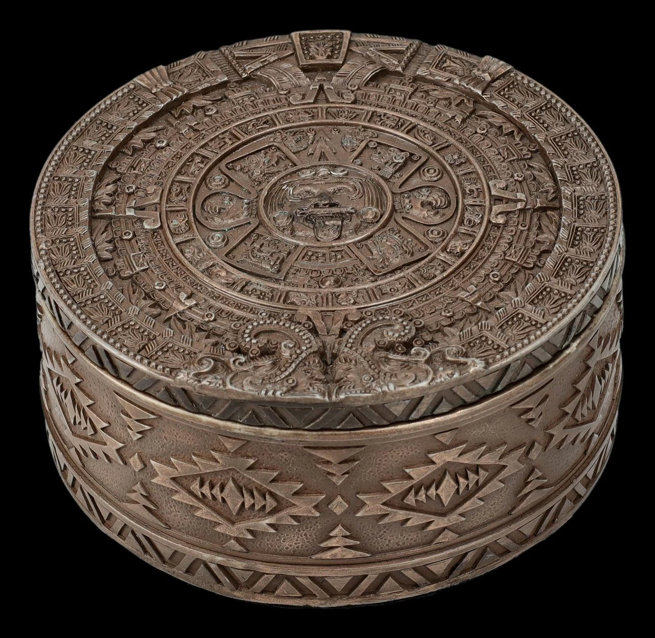 Schatulle Azteken Kalender 3 Schatulle Azteken Kalender