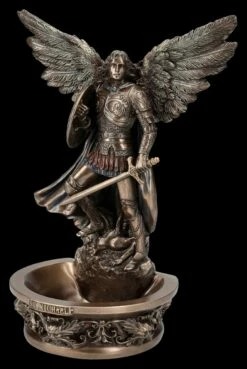 Weihwasserbecken - Erzengel Michael Mit Schild -FIGUREN Verkäufe 2D FS25848 Weihwasserbecken Erzengel Michael mit Schild 7 1280x1280