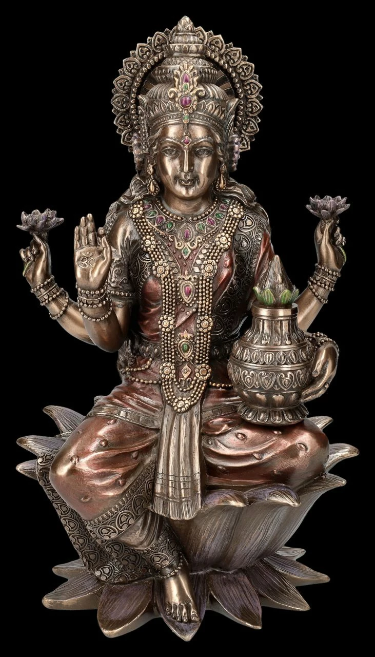 Lakshmi Figur XL - Hinduistische Göttin Der Liebe 3 Lakshmi Figur XL - Hinduistische Göttin Der Liebe