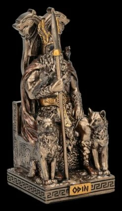 Odin Figur Klein Auf Thron Mit Wölfen -FIGUREN Verkäufe 2D FS25961 Odin Figur klein auf Thron mit W lfen 6 1280x1280