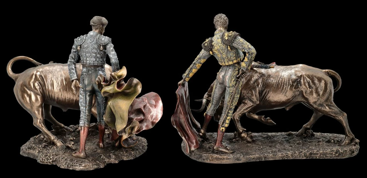 Torero Figuren Set - Matadoren Beim Stierkampf 7 Torero Figuren Set - Matadoren Beim Stierkampf – Bild 5