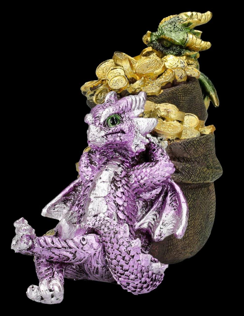 Drachen Figuren 2er Set - Schatz Wächter 6 Drachen Figuren 2er Set - Schatz Wächter – Bild 4