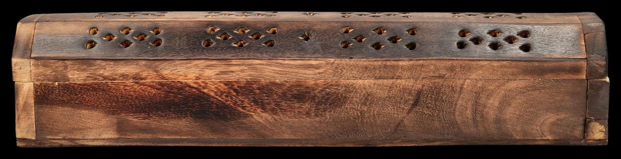 Räucherhalter Set - Holzbox Nag Champa 5 Räucherhalter Set - Holzbox Nag Champa – Bild 3