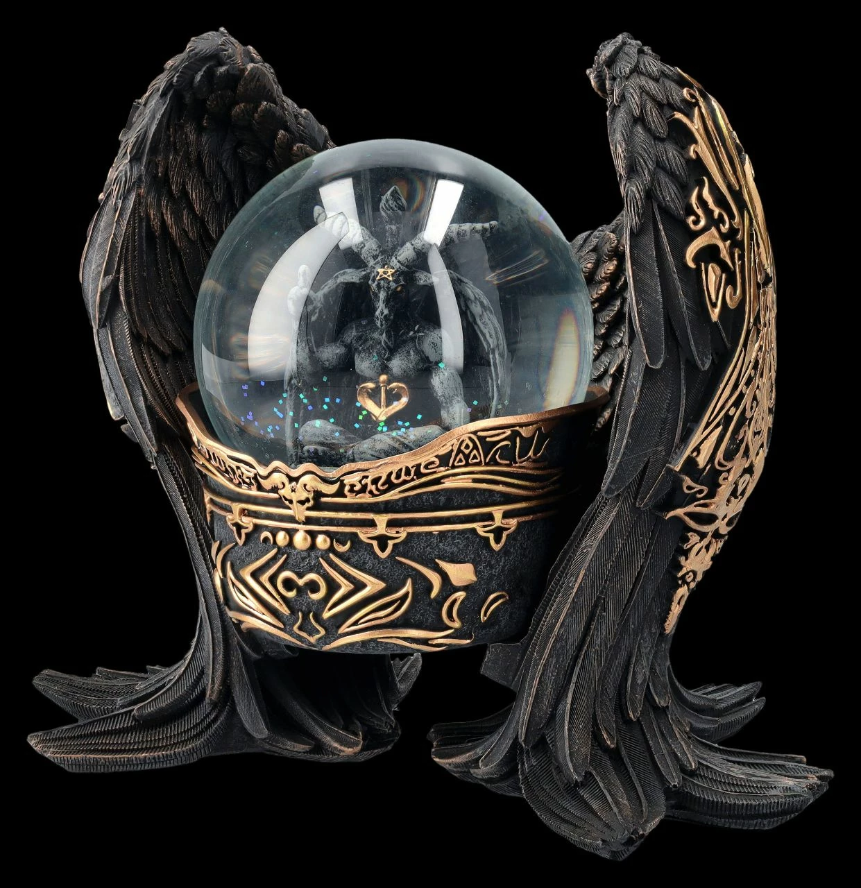 NEMESIS NOW Schneekugel - Baphomet Antiquity Mit Flügeln 11 NEMESIS NOW Schneekugel - Baphomet Antiquity Mit Flügeln – Bild 9