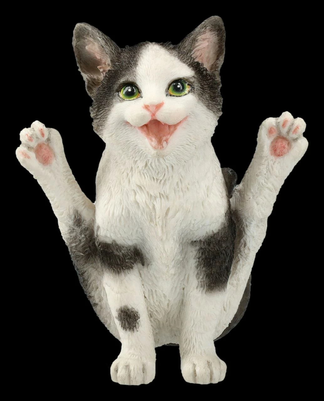 Katzen Figur Beim Yoga - Feuerfliege 3 Katzen Figur Beim Yoga - Feuerfliege