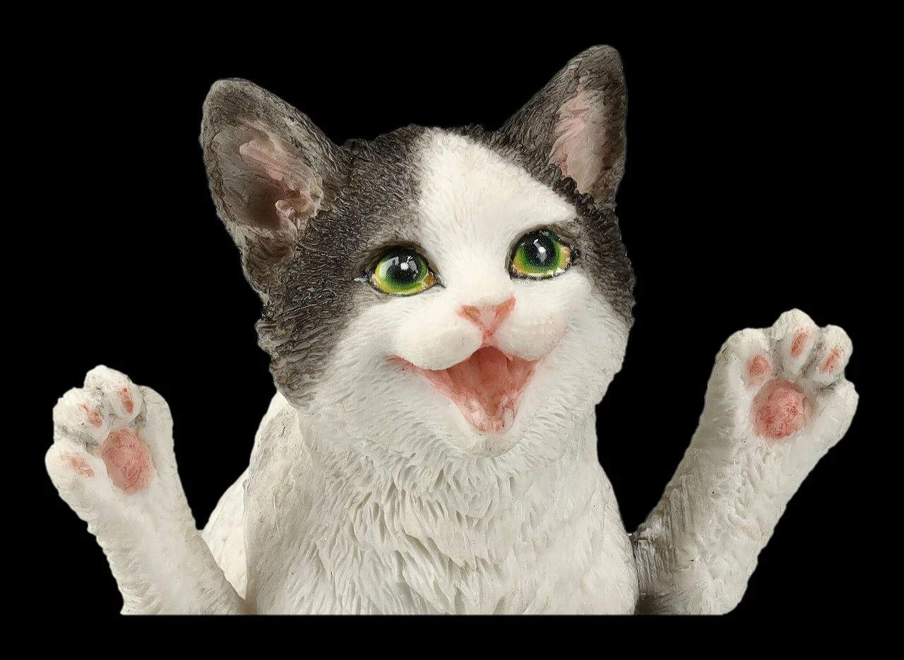 Katzen Figur Beim Yoga - Feuerfliege 9 Katzen Figur Beim Yoga - Feuerfliege – Bild 7