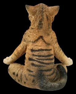 Katzen Figur Beim Yoga - Lotussitz 12 Katzen Figur Beim Yoga - Lotussitz -FIGUREN Verkäufe 2D FS26072 Kathen Figur beim Yoga Lotussitz 4 1280x1280