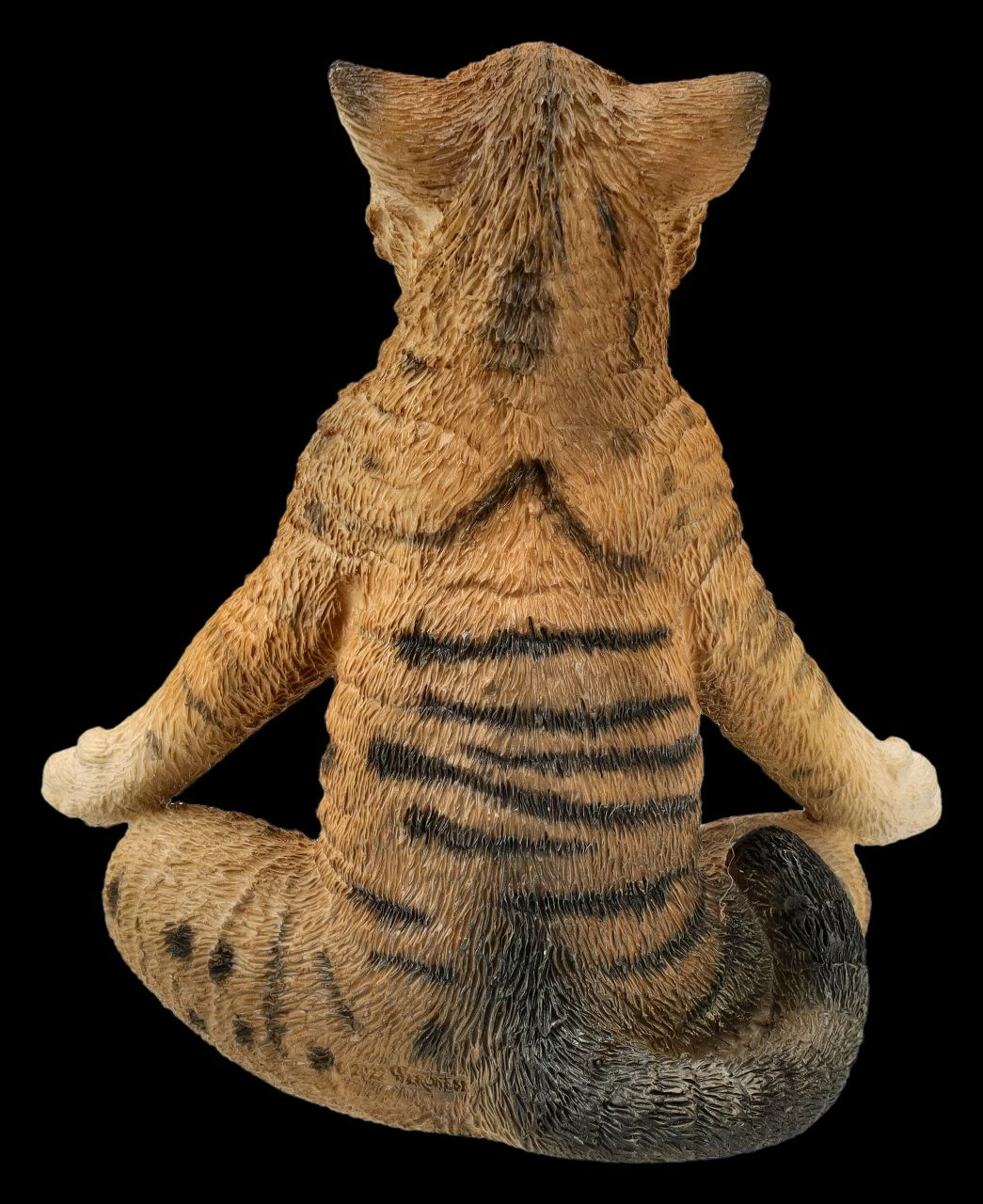 Katzen Figur Beim Yoga - Lotussitz 6 Katzen Figur Beim Yoga - Lotussitz – Bild 4