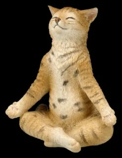Katzen Figur Beim Yoga - Lotussitz 14 Katzen Figur Beim Yoga - Lotussitz -FIGUREN Verkäufe 2D FS26072 Kathen Figur beim Yoga Lotussitz 7 1280x1280