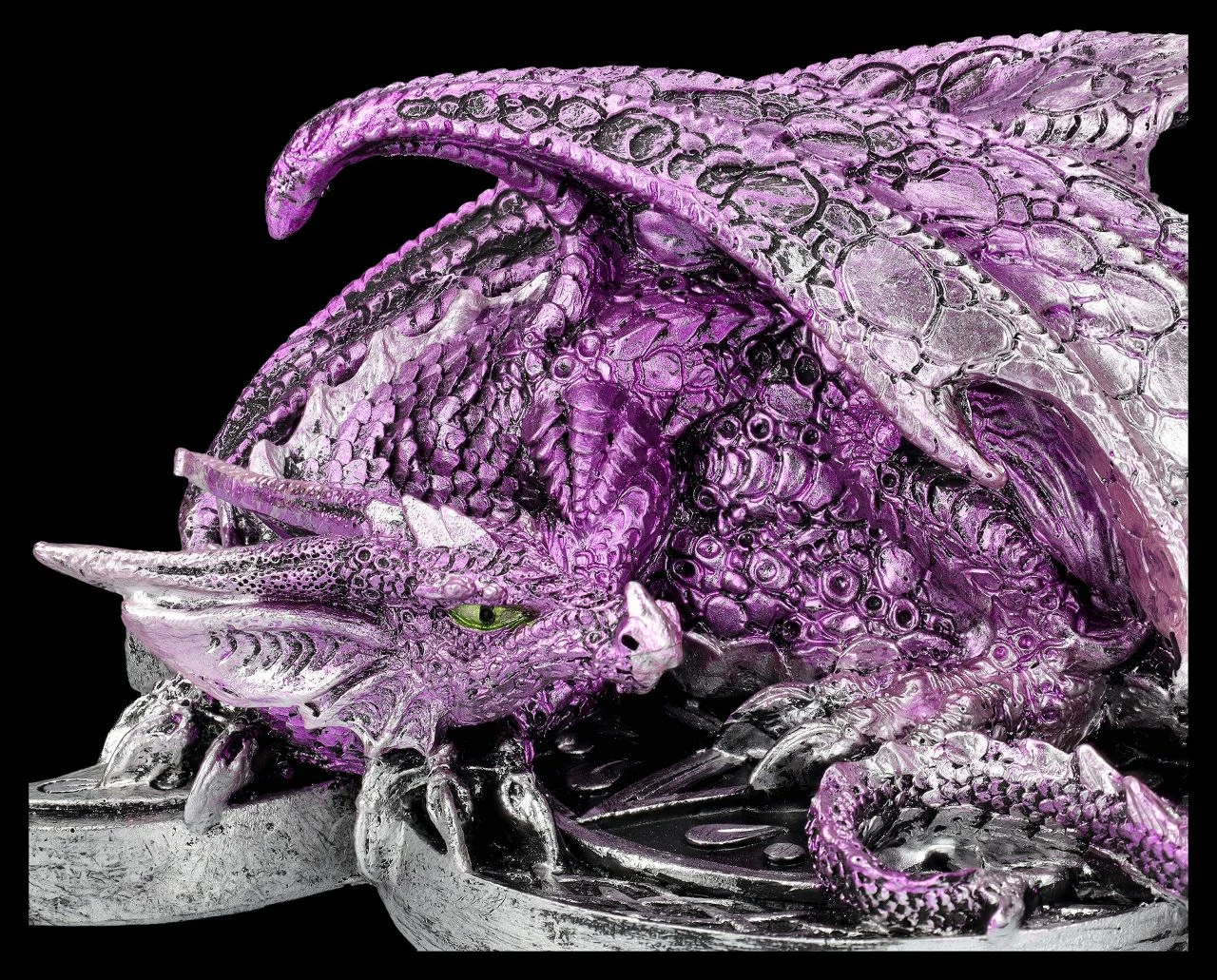 Drachenfigur - Dreifach-Mond Wächter Groß 9 Drachenfigur - Dreifach-Mond Wächter Groß – Bild 7