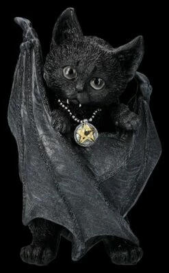 Vampir Katzenfigur - Count Catula Mit Halskette