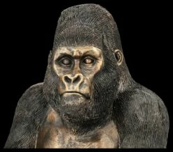 Gorilla Figur Sitzend - Bronzefarben 15 Gorilla Figur Sitzend - Bronzefarben -FIGUREN Verkäufe 2D FS26168 Gorilla Figur sitzend bronzefarben 3 1280x1280