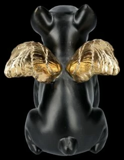 Bulldoggen Figur Schwarz Mit Goldenen Flügeln -FIGUREN Verkäufe 2D FS26169 Bulldoggen Figur schwarz mit goldenen Fl geln 3 1280x1280