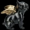 Bulldoggen Figur Schwarz Mit Goldenen Flügeln -FIGUREN Verkäufe 2D FS26169 Bulldoggen Figur schwarz mit goldenen Fl geln 4 1280x1280