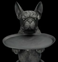 Bulldoggen Figur Schwarz Als Butler -FIGUREN Verkäufe 2D FS26171 Bulldoggen Figur schwarz als Butler 2 1280x1280
