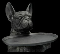 Bulldoggen Figur Schwarz Als Butler -FIGUREN Verkäufe 2D FS26171 Bulldoggen Figur schwarz als Butler 3 1280x1280