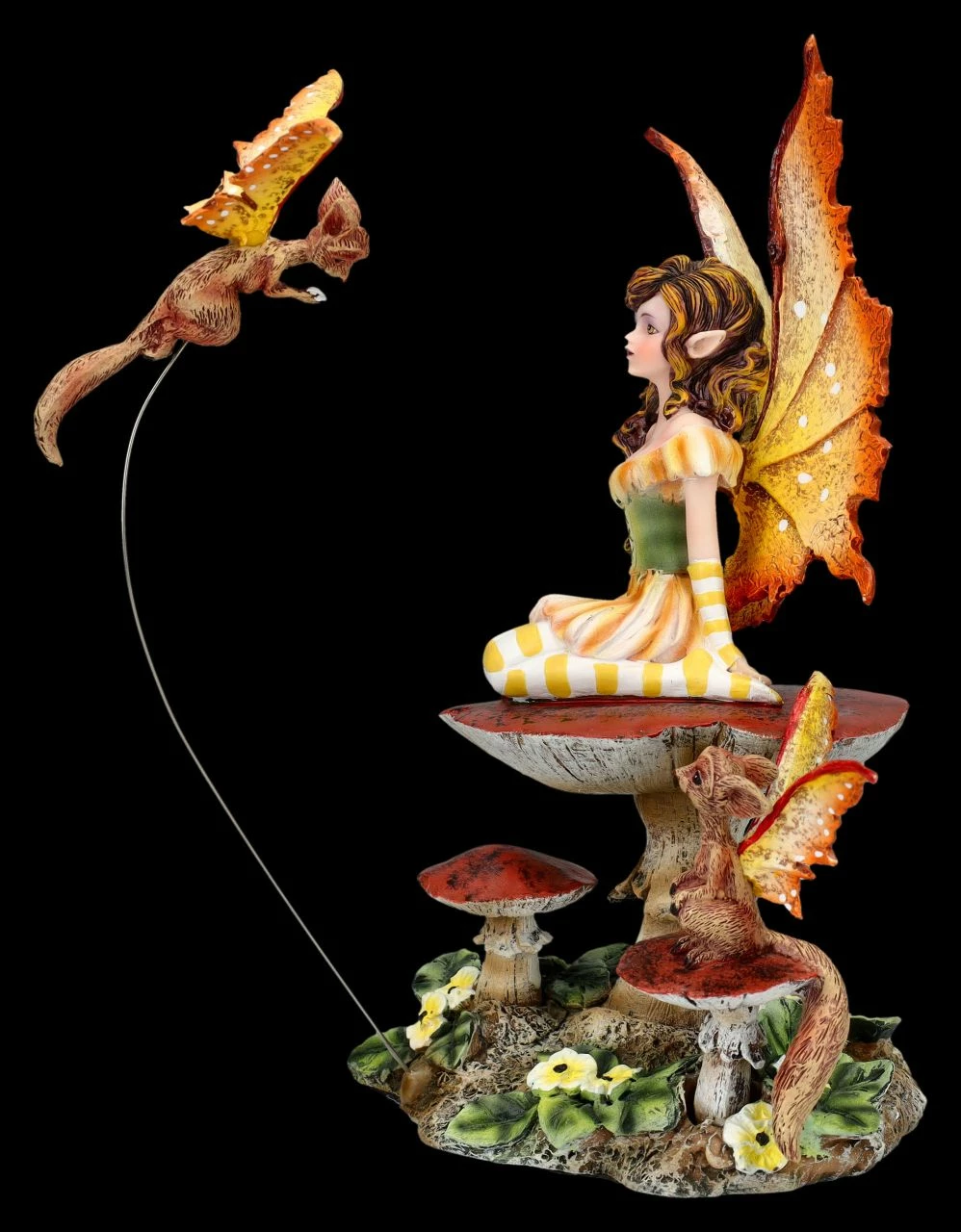 Elfen Figur Mit Drachen - Fluttering Friends 5 Elfen Figur Mit Drachen - Fluttering Friends – Bild 3