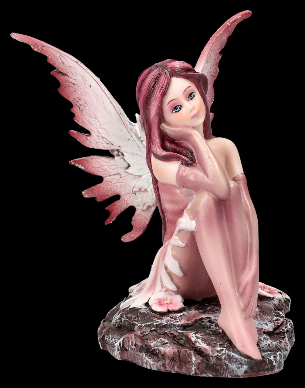 Elfenfigur - Serinde In Rosa Kleid 4 Elfenfigur - Serinde In Rosa Kleid – Bild 2